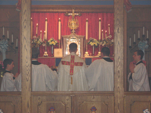 The Benediction of the Blessed Sacrament. We believe that this is truly the Body and Blood of Jesus Christ. The Benediction of the Blessed Sacrament. We believe that this is truly the Body and Blood of Jesus Christ.